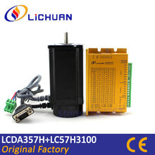 Free shipping Hot sell Lichuan 3phase 3NM NEMA23 cnc closed loop servo stepper motor driver kit with encoder LCDA357H+LC57H3100 2024 - buy cheap