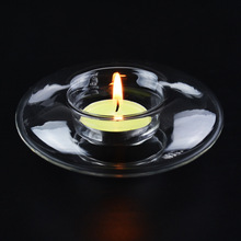 Sacacorchos de vidrio resistente al calor para decoración del hogar, vaso redondo de cristal con forma de candelero, JY 1178, 1 ud. 2024 - compra barato