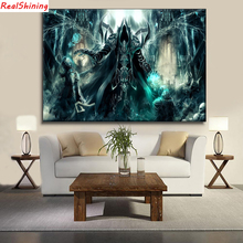 Grim Reaper-pintura de mosaico artesanal de diamantes, pintura de diamantes 5d, imágenes de punto de cruz H1461 2024 - compra barato