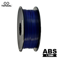 TOPZEAL Dark Blue Color 3D Printer Filaments ABS 1.75mm 1KG/2.2LBS Plastics Consumables For MakerBot RepRap UP Mendel 2024 - buy cheap
