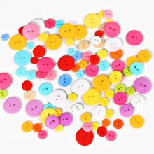 6/9/10/11/12/15/20MM Round Resin Buttons 2 Holes Sewing Plastic Buttons Scrapbooking Garment DIY Apparel Accessories 2024 - buy cheap