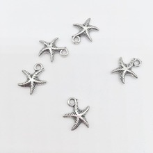25 pçs quente estrelas do mar encantos estrela pingentes caber diy feito à mão colar brinco pulseira jóias fazendo 2024 - compre barato