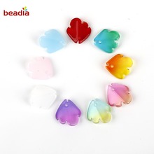 20Pcs/bag 15x15mm Czech Glass Flying Fish Flower Petal Beads Jewelry Making Supplies DIY Earring Bracelet Clothing Accessories 2024 - buy cheap