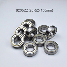 6205ZZ 25*52*15(mm) 1Piece  bearings ABEC-5 metal sealing bearings Free shipping 6205 6205Z chrome steel deep groove bearing 2024 - buy cheap