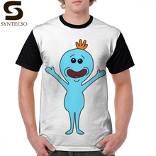 Meeseeks-Camiseta con estampado gráfico XXX para hombre, camisa de manga corta de poliéster, a la moda, impresionante 2024 - compra barato