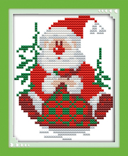 Patrones de Santa Claus punto de cruz contado 11CT 14CT juego de punto de cruz al por mayor Navidad Kits de punto de cruz bordado 2024 - compra barato