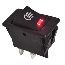 Nuevo interruptor para luces antiniebla DE COCHE 12V 35A interruptor de coche 4 pines LED rojo tablero interruptor antiniebla 2024 - compra barato