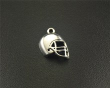 20pcs  Silver Color Hockey caps football caps Charm Pendant DIY Necklace Bracelet Bangle Findings  11x18mm A1528 2024 - buy cheap