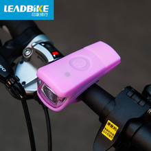 LEADBIKE Bike Front Light Silicone Material Flashlight for Bicycle Set Usb Charging Bicicleta Accessories Cycling  With battery 2024 - buy cheap