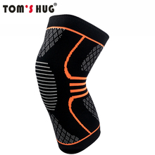 1 Pair Sport Knee Pad Sleeve SupportKneepad Tom's Hug Brand Fitness Running Cycling Braces High Elastic Gym Knee Protect Warm 2024 - buy cheap