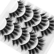 5 Pairs 3D Faux Mink Hair False Eyelashes Natural Handmade Long Wispies Lashes Criss-cross Eye Lashes Extension Makeup Tools 2024 - buy cheap