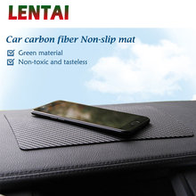 LENTAI-alfombrilla antideslizante de PVC para coche, accesorio de fibra de carbono para Mercedes Benz W203 W204 W211 Forester Subaru Impreza XV Audi A4 B8 A6 C5 C6 Q5, 1 unidad 2024 - compra barato