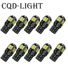 CQD-Light 10PCS Canbus T10 8smd 5630 5730 LED car Light Canbus NO OBC ERROR T10 W5W 194 SMD Led Bulb 2024 - buy cheap