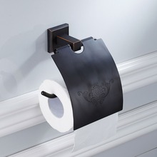 Suporte de rolo de papel higiênico de bronze, prateleira para armazenamento completo de papel higiênico 2024 - compre barato