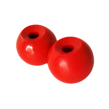 Perfeclan 2pcs 29.5mm Plastic Red Balls For Boat Canoe Marine Kayak Dinghy Tail Rudder Control System Kit Accessories 2024 - buy cheap