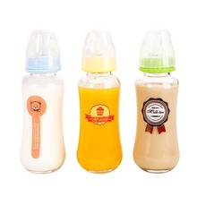 200/280ml Glass Baby Bottle Feeding BPA Free Milk Cup Sippy Water Training Cup Infant Kids Nursing Bottle 2024 - buy cheap