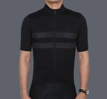 SPEXCEL New season Commuting design full black Reflective cycling Jersey Short sleeve medium weight for all long time ride 2024 - buy cheap