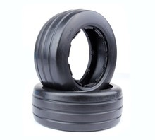 Front Slick Tire Racing Tyre On-Road Tire for 1/5 Scale HPI Rovan KM Baja 5B 2024 - buy cheap
