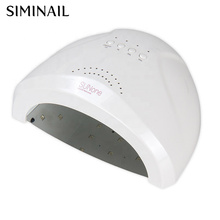 SIMINAIL-Lámpara de uñas UV de 24W/48W, 48 LED, Sun One, secador para curado de esmalte de Gel, 365 + 405nm 2024 - compra barato