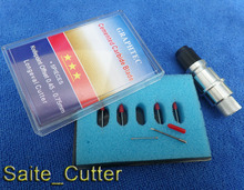 1 pc Graphtec CB09 Cutting Plotter Aluminum Blade Holder + 5 PCS 45 Deg Graphtec Cameo Blades Vinyl Cutter Knife 2024 - buy cheap