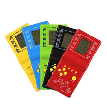 Juegos clásicos de Tetris, juego de mano LCD, juguete divertido, juego de ladrillos, acertijo, Juguetes Educativos de Color aleatorio 2024 - compra barato