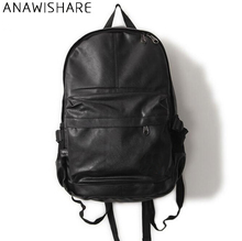 Anawishare mochilas escolares de couro, mochilas pretas para adolescentes universitário bolsa para livros, mochilas para laptop, bolsas de viagem 2024 - compre barato