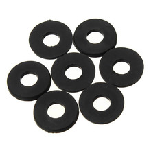 100PCS M5 x 10mm x 1mm Black Nylon Flat Washers Gaskets Spacers O Ring Washer Seals Watertightness Assortment with O Rings Kit 2024 - buy cheap