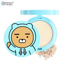 HengFang lindo Oso de doble capa de polvo de maquillaje facial cosmética mojado y seco los poros cubierta corrector cara presionada 15g marca de maquillaje # H8039 2024 - compra barato