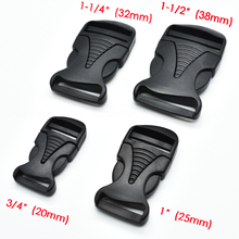 2pcs Plastic Detach Buckle Side Release Buckle Belt buckle Package accessories Webbing Size 20mm /25mm/32mm/38mm 2024 - buy cheap