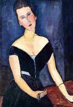 Madame Georges van Muyden  Amedeo Modigliani art online for sale High quality oil on canvas Nude Portrait painting Handmade 2024 - buy cheap