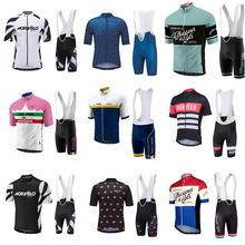 Roupa de ciclismo da equipe morbike 2019, shorts com almofadas em gel 3d, camisa e bermuda masculina de secagem rápida, respirável pro maillot culote k122008 2024 - compre barato