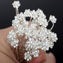 Bovvsky 40pcs/set Wedding Hair Pins Simulated Pearl Flower Bridal Hairpins Bridesmaid Hair Clips Women Hair Jewelry Accessories 2024 - buy cheap