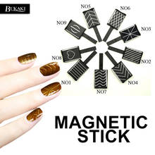 BUKAKI 1pcs 3D Cat Eye Effect Magnet Stick Nail Art Drawing Magical Manicure Tool Magnetic Stick for UV Gel Polish 2024 - buy cheap
