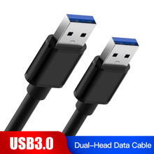USB-USB кабель для быстрой передачи данных, Удлинительный Кабель USB 3,0 для радиатора, жесткого диска, USB 3,0, кабель для передачи данных 2024 - купить недорого
