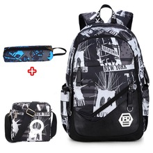 Fengdnog brand oxford fabric boys children school bags backpack for teenagers pencil case book bag boy one shoulder schoolbag 2024 - buy cheap