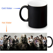 The Walking Dead Tea Mugs Custom mug Magic  coffee mugs novelty heat changing color transforming travel 12 OZ magical Mug 2024 - buy cheap