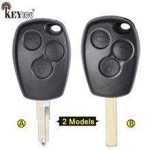 KEYECU  10x for Renault Megane Clio Modus Espace Kangoo Scenic Laguna Remote 3 Button Key Shell Case Cover Fob 2024 - buy cheap