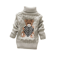 BibiCola Leisure style baby girls sweaters kids boys autumn winter warm outewear sweater infant kids Thicken clothes sweaters 2024 - buy cheap