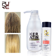 PURC Brazilian keratin 12% formalin 300ml keratin treatment shampoo Straightening hair repair damage hair keratin for hair 6.18 2024 - buy cheap