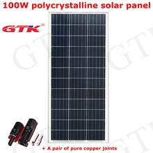 1pcs 100W 12V solar panel Solar Panel flexible 100w solar panel power generation panel photovoltaic battery/yacht/RV/car/boat 2024 - buy cheap