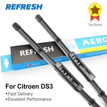 REFRESH Wiper Blades for Citroen DS3 Fit Bayonet Arms 2009 2010 2011 2012 2013 2014 2015 2016 2024 - buy cheap