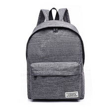 Simple Canvas Backpack Male High Quality School Bag Laptop Backpack Female Travel Men Bagpack Casual Stachels Rucksack Mochila 2024 - buy cheap