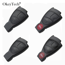 OkeyTech-carcasa de llave remota para Mercedes Benz, carcasa de repuesto de 2, 3 y 4 botones, Clase C, B E, W203, W211, W204, YU BN, CLS, CLK 2024 - compra barato