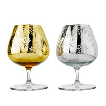Exquisite noble High capacity wine glass Classic gold silver luxury Banquet glass wine cup 2024 - buy cheap