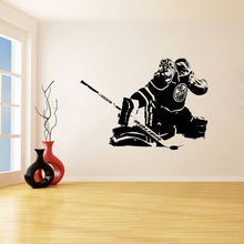 Hockey Player Removable Wall Stickers for Living Room Home Art Decor Murals Vinyl Decals Boys Bedroom Decoration K286 2024 - buy cheap