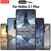 JURCHEN Soft Case For Nokia 3.1 Plus Phone Case Beautiful Patterned Soft Silicone Cover For Nokia 3.1 Plus Case Nokia3.1 3.1Plus 2024 - buy cheap