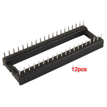 Promotion!Gino 12 Pcs x 40 Pin DIP IC Sockets Adaptor Solder Type Socket 2024 - buy cheap