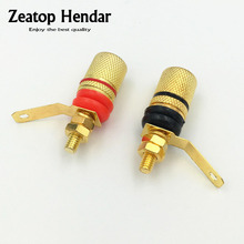 20PCS Gold Plated Binding Post Audio Amplifier Terminal Banana Plug Jack Connector 2024 - buy cheap