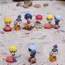 Аниме «Наруто Узумаки Наруто Саске Kakashi Uzumaki Naruto ПВХ экшн статуэтки коллекционные модели игрушки куклы 6 см (6 шт./компл.) 2024 - купить недорого