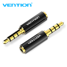 Vention-adaptador para fone de ouvido, 3.5mm macho para 2.5mm fêmea, áudio, fone de ouvido, conversor de conector para iphone, telefone móvel, 1 peça 2024 - compre barato